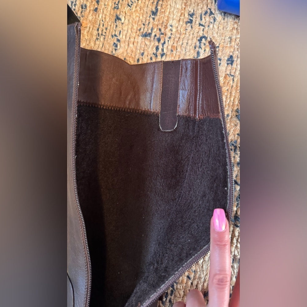 100% Genuine Leather Knee-High Boots - Size 6 - Picture 4 of 5